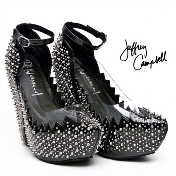 Jeffrey Campbell Shoes - 🔥HP🔥Jeffrey Campbell Audrey Spiked Black Heels
